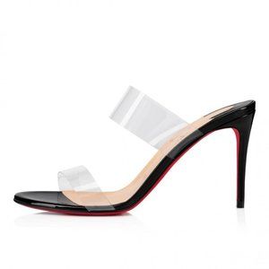 Christian Louboutin Just Nothing 85 mm black Sandals heels size 40